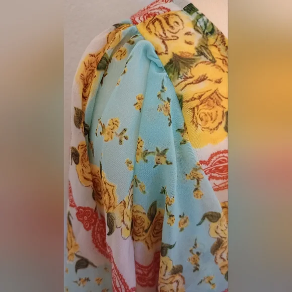 SALE NWT De La Vali Sheer Dress - Picture 12 of 13